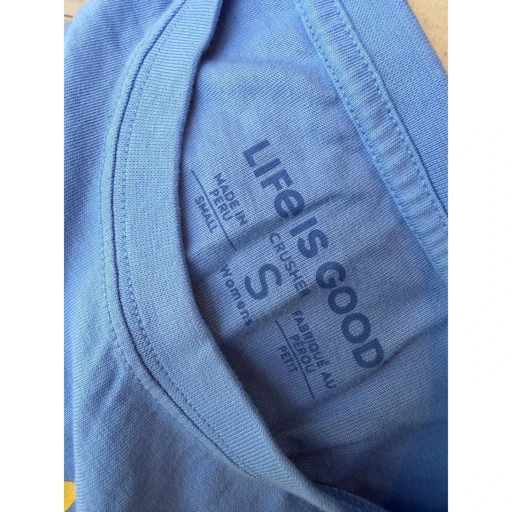 Life Is Good Crusher Tee Shirt Small Womens Waveheart Sun Graphic T-Shirt NEW - Picture 2 of 12